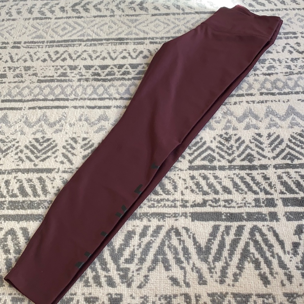 Nike Burgandy Leggings